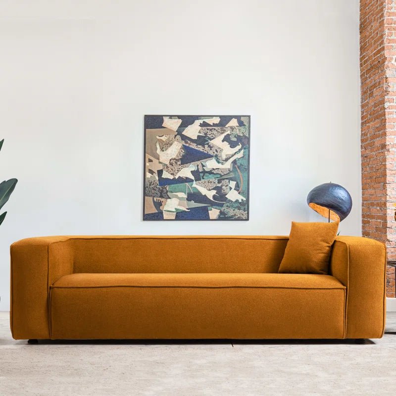 Bettie 92" Square Arm Boucle Sofa - Open Season Industries