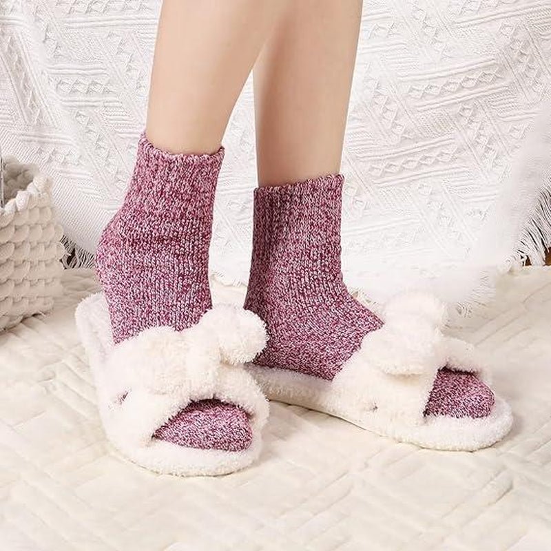 Winter Warm Wool Socks for Women Men, Soft Cozy Socks, Crew Socks Boot Socks for Women Men - Open Season Industries