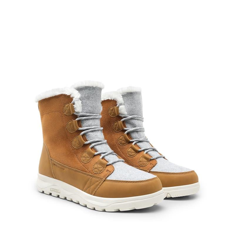 DREAM PAIRS Women'S Winter Snow Boots Lace up Warm Comfortable Faux Fur Lining Outdoor Ankle Booties - Open Season Industries