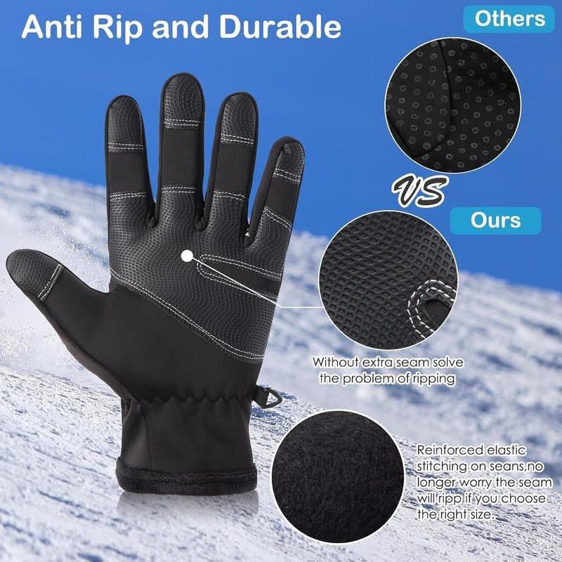 Winter Warm Gloves,Touchscreen Cold Weather Driving Gloves Windproof Anti - Slip Sports Gloves for Cycling Running Skiing Hiking Climbing,Men & Women GORELOX - Open Season Industries
