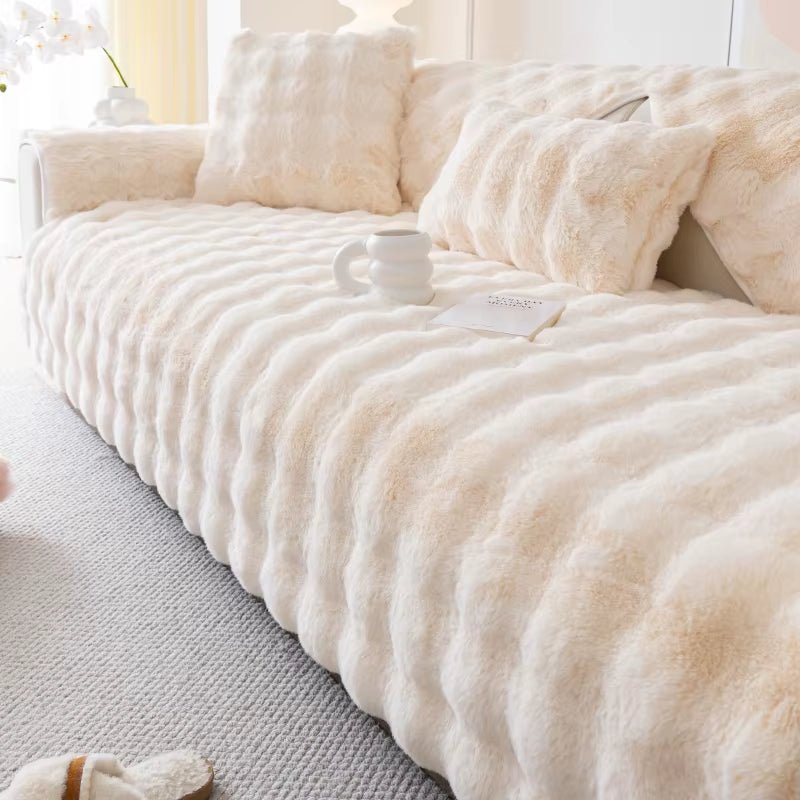 Seasonal Plush Sofa Cushions for Living Room and Bedroom - Modern Dustproof Sofa Cover - Open Season Industries