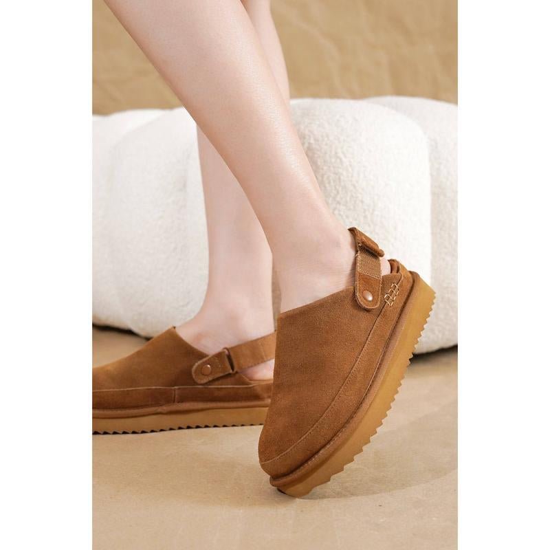 Project Cloud | "Goldstar" Genuine Suede Clogs for Women | Memory Foam | Lightweight | Non - Slip - Open Season Industries