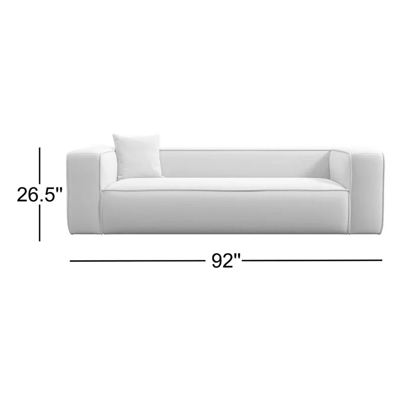 Bettie 92" Square Arm Boucle Sofa - Open Season Industries