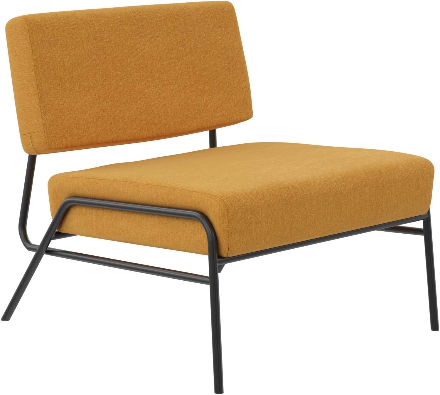 Ciara Accent Chair, Living Room Furniture, Mustard Linen - Open Season Industries