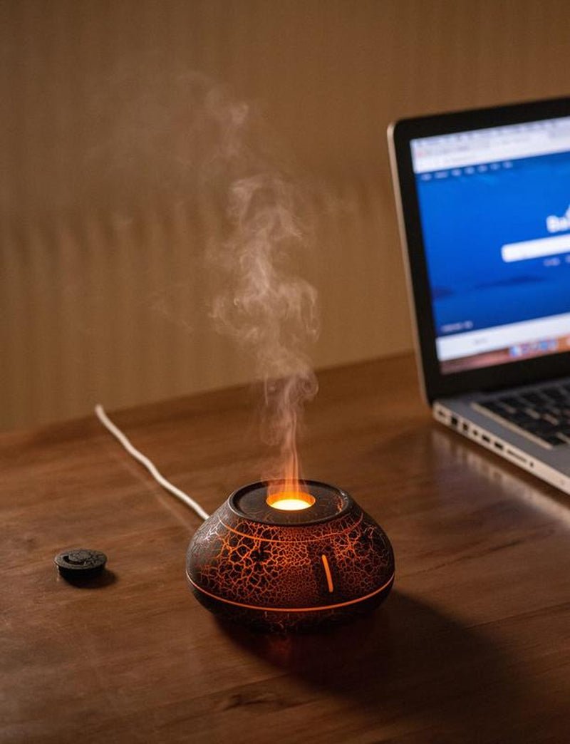Lava Flame Ultrasonic Humidifier and Aroma Diffuser - Open Season Industries