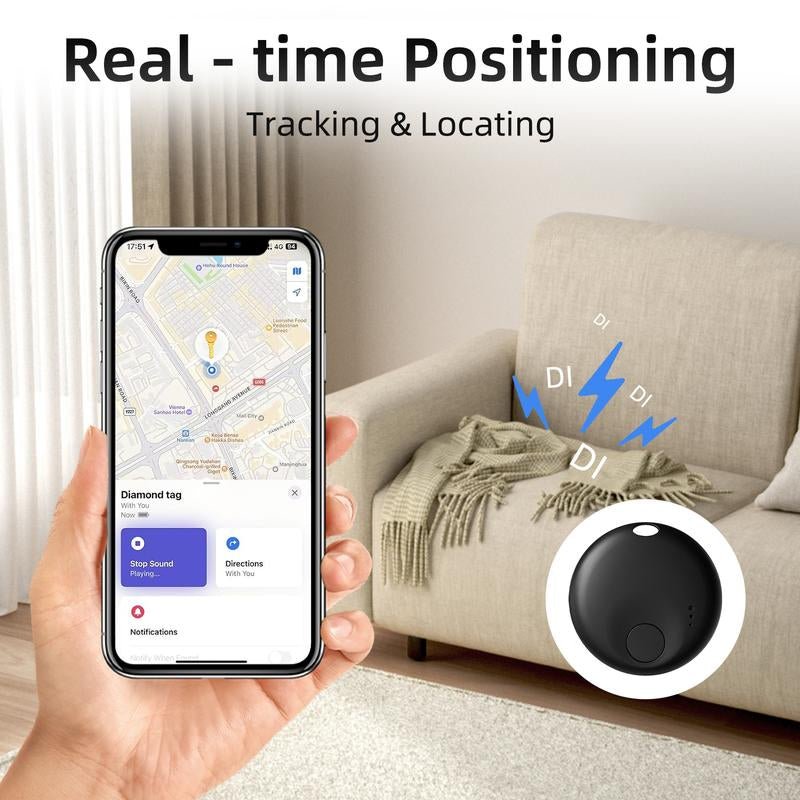 Dual System Smart Tracker 4 - Pack: Works with Apple Find My & Google Find My Device for Keys, Wallets & Luggage GPS - Open Season Industries