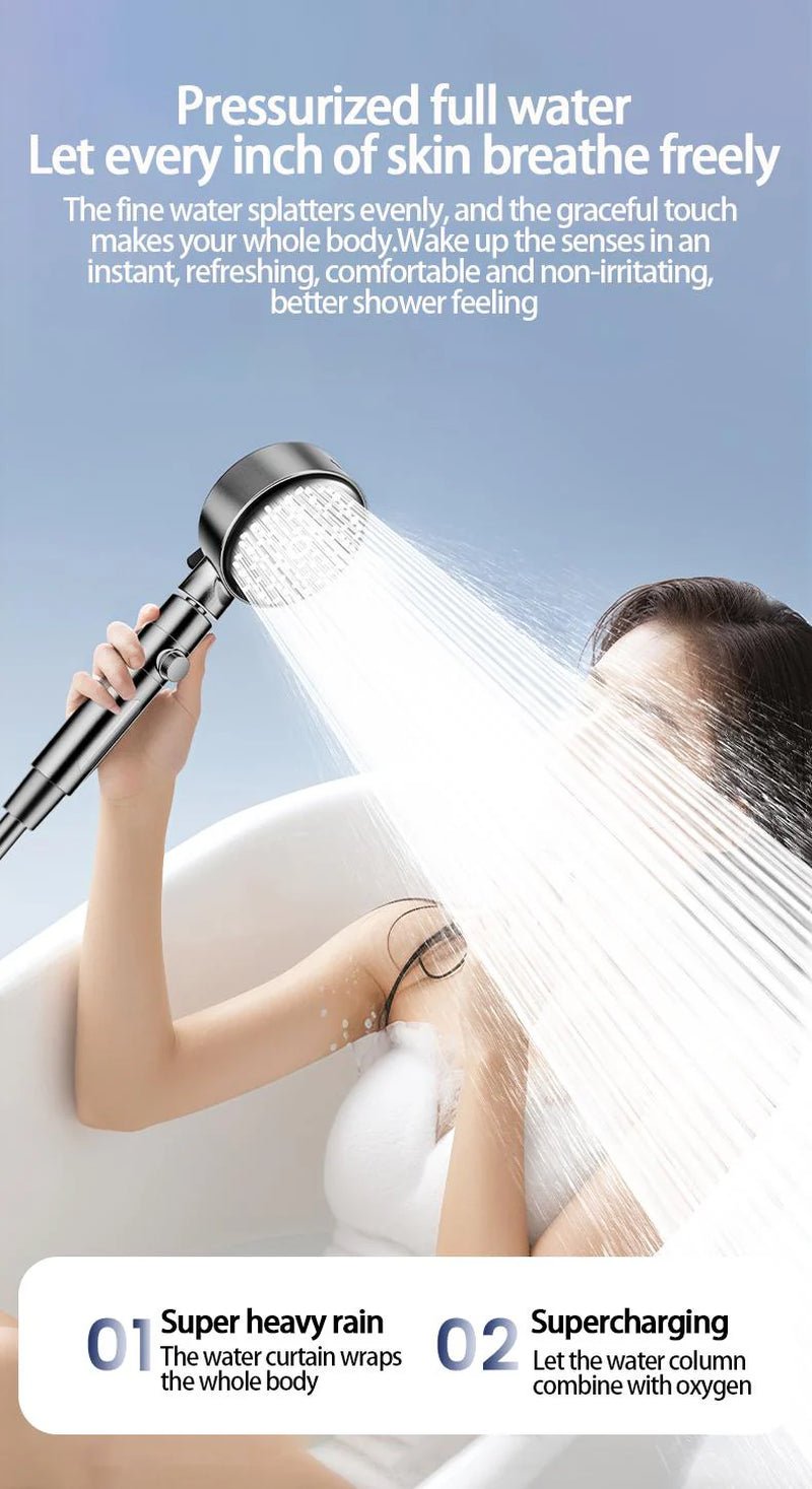 6 - Function High - Pressure Shower Head - Open Season Industries