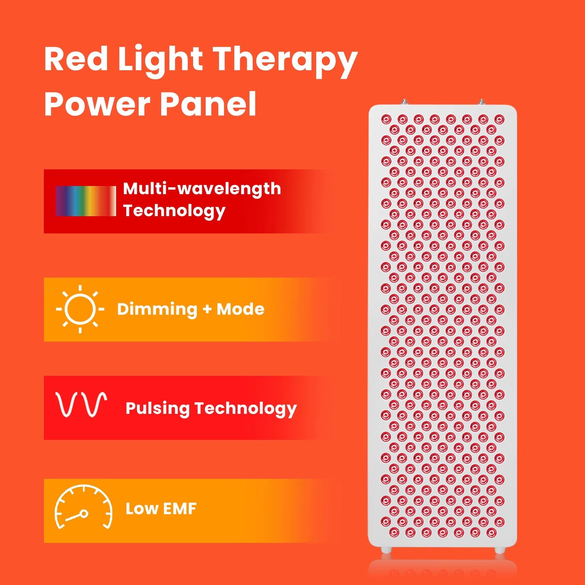 IDEATHERAPY Red Light Face Device Infrared Therapy Lamp Red Light Therapy 660Nm 850Nm Infrared Therapy for Yoga Studio - Open Season Industries