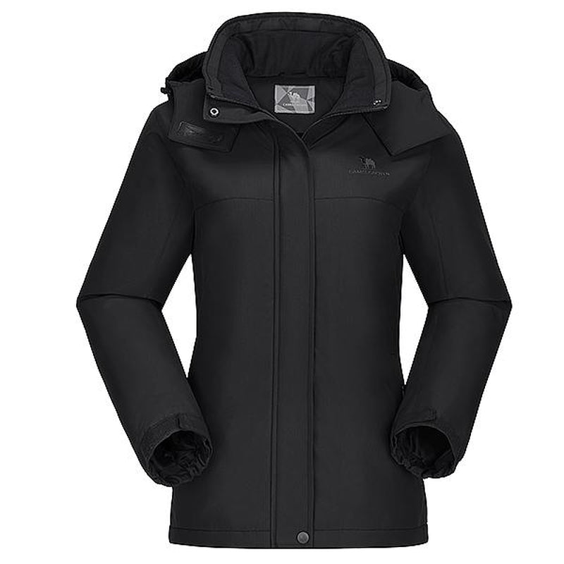 CAMEL CROWN Women'S Winter Outerwear Waterproof Ski Snow Jacket Warm Fleece Jacket Parka Raincoat with Multiple Pockets Sport Jacket - Open Season Industries
