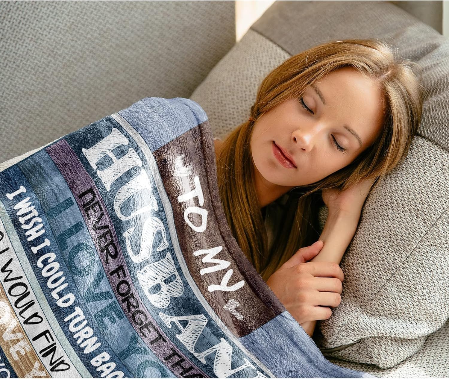 Gifts for Husband, Husband Gifts Blanket from Wife, Anniversary Romantic Gifts for Him, Birthday Gifts for Husband Blanket 60"X50", Husband Gifts for Christmas Valentine Father'S Day, Hubby Gifts - Open Season Industries