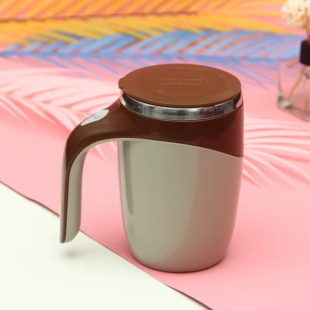 Lazy Coffee Stirring Cup Auto Stirring Cup Magnetic Rotating Electric Milk Cup Mark Cup 304 Stainless Steel - Open Season Industries