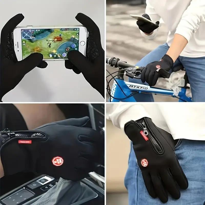 Warm Winter Gloves, Water - Resistant Touchscreen Thermal Gloves Windproof 1 Pair Men'S and Women'S Outdoor, Sports, Non - Slip Gloves Christmas - Open Season Industries