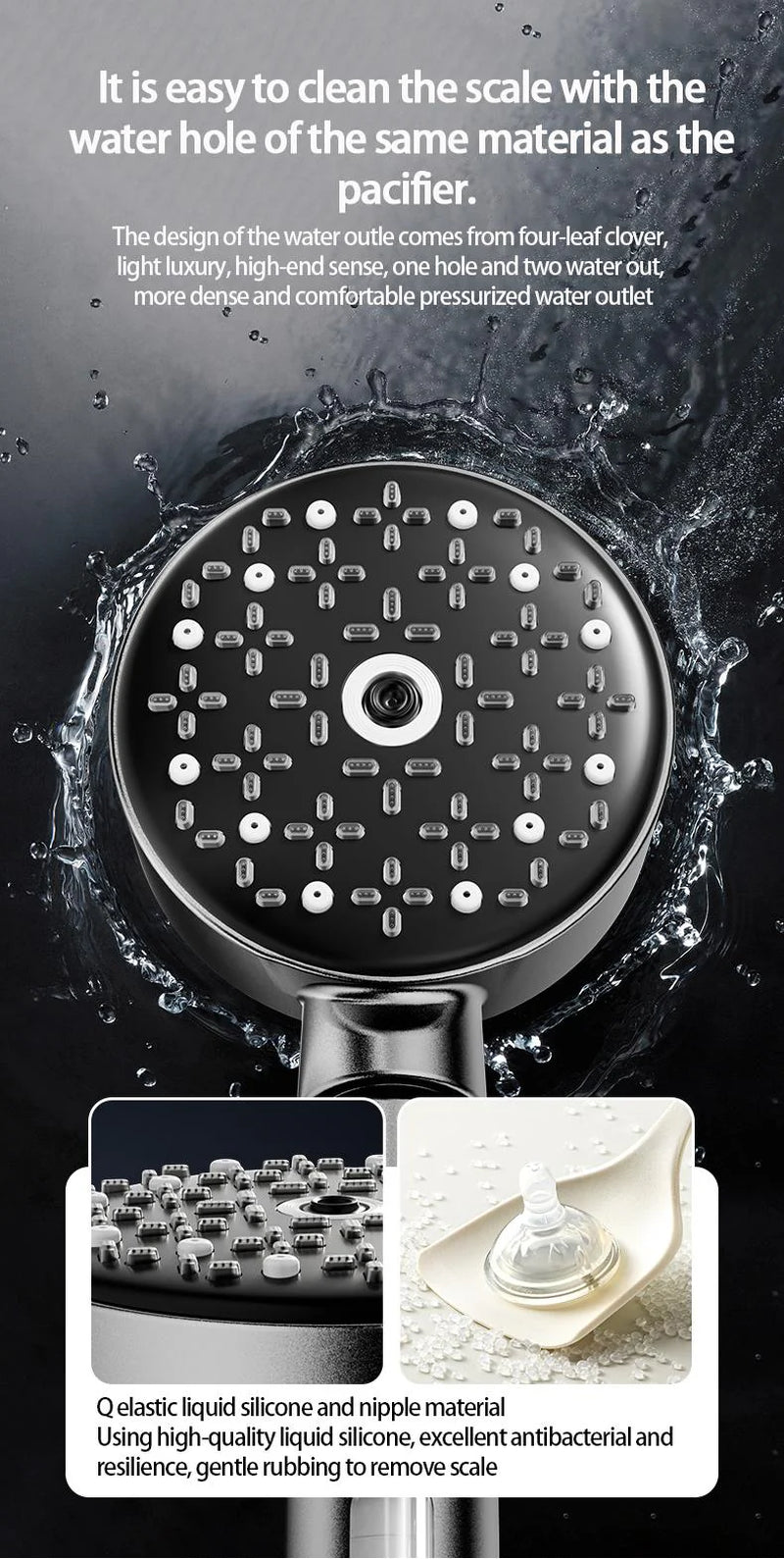 6 - Function High - Pressure Shower Head - Open Season Industries