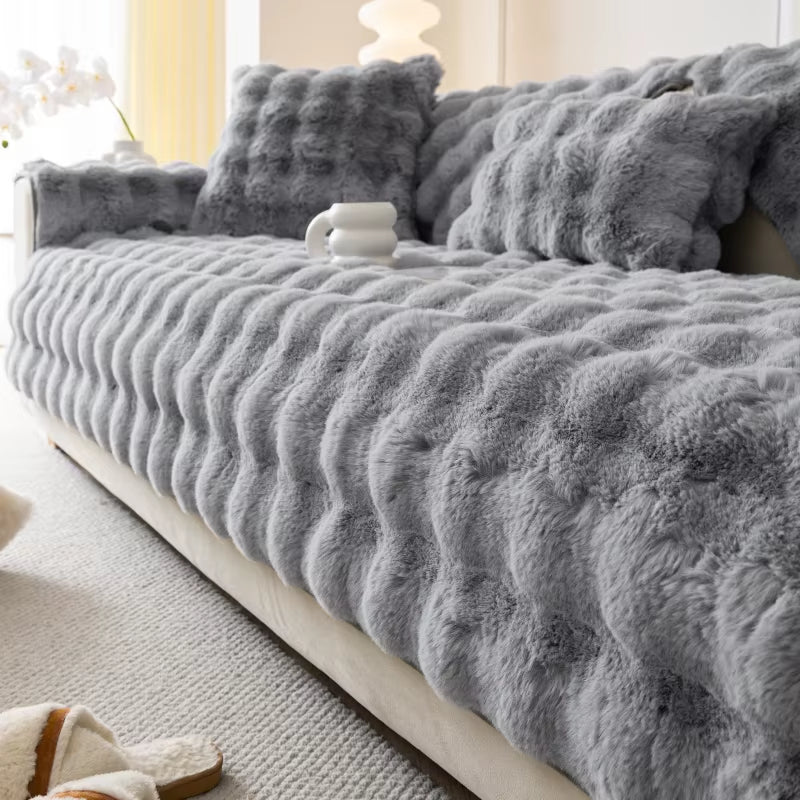 Seasonal Plush Sofa Cushions for Living Room and Bedroom - Modern Dustproof Sofa Cover - Open Season Industries