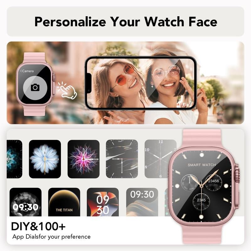 Lightweight 41Mm Smart Watch for Men and Women, 1.72 Inch Display, Bluetooth Calls, 120+ Sports Modes & Real - Time Health Monitoring, Live Special - Open Season Industries
