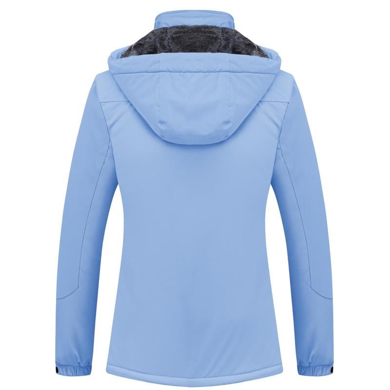 MAGCOMSEN Women'S Waterproof Ski Jacket Hooded Fleece Lined Warm Winter Jacket Snow Coat Mountain Windproof Rain Windbreaker - Open Season Industries