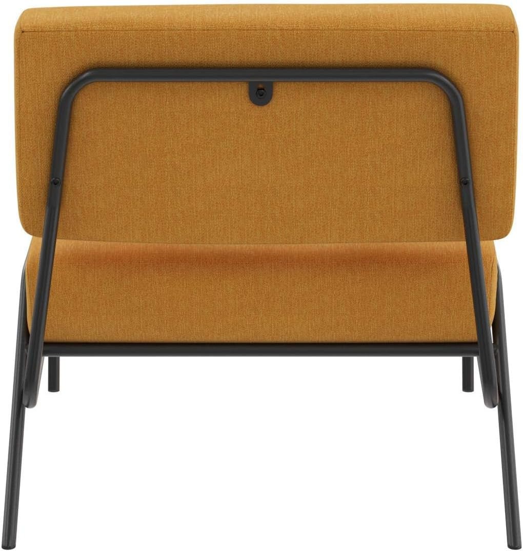 Ciara Accent Chair, Living Room Furniture, Mustard Linen - Open Season Industries