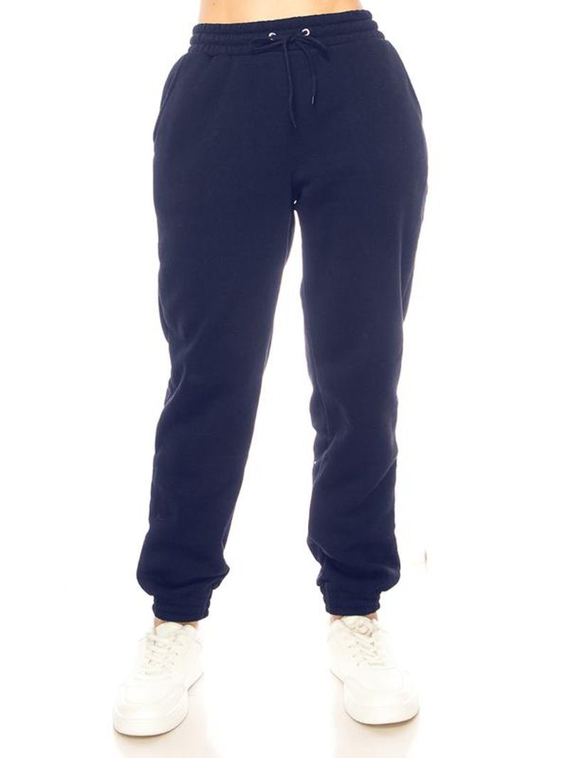Women'S Sweatpants Winter Warm Fleece Lined Sweatpants with Pockets Fleece Jogger Pants - Open Season Industries