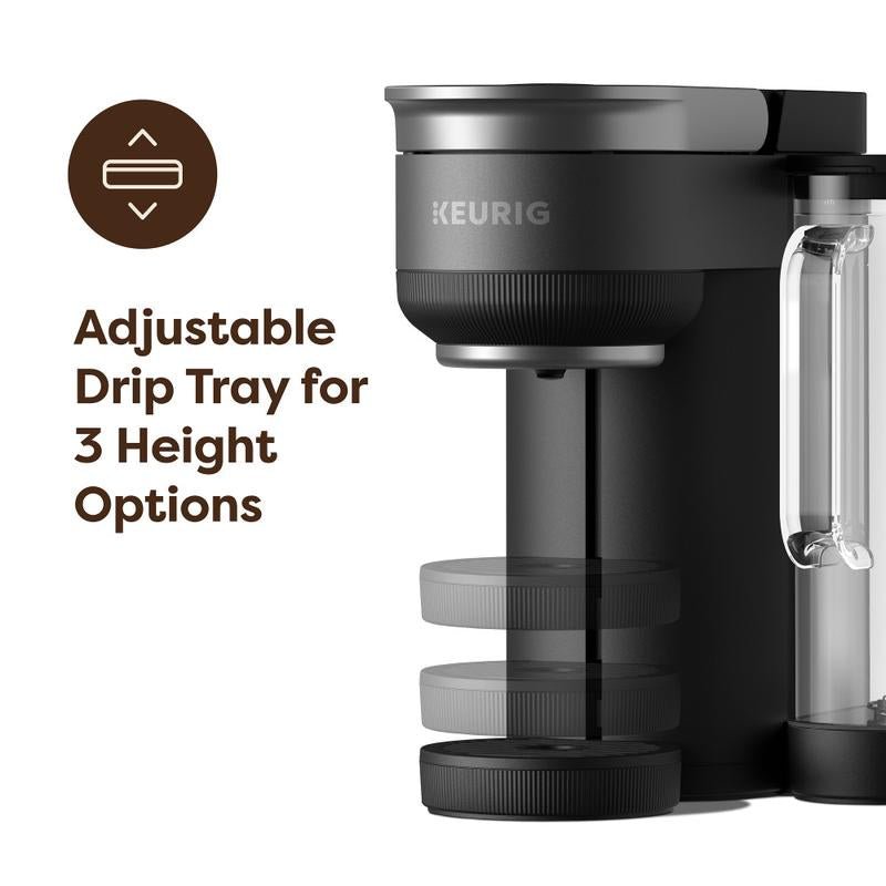 Keurig K - Crema K - Cup Pod Coffee Maker - Single Serve Coffee Maker - Make Crema - Topped Coffee& Espresso - Style Shots - Open Season Industries
