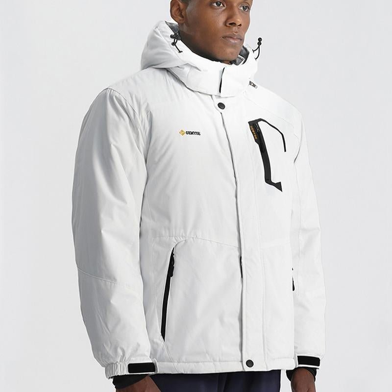 GEMYSE Men'S Mountain Waterproof Ski Snow Jacket Winter Windproof Rain Polo Pufferjacket Men'S Waterproof Winter Coat - Open Season Industries
