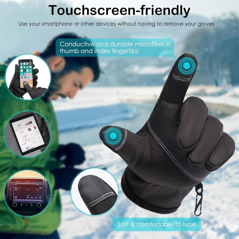Winter Warm Gloves,Touchscreen Cold Weather Driving Gloves Windproof Anti - Slip Sports Gloves for Cycling Running Skiing Hiking Climbing,Men & Women GORELOX - Open Season Industries