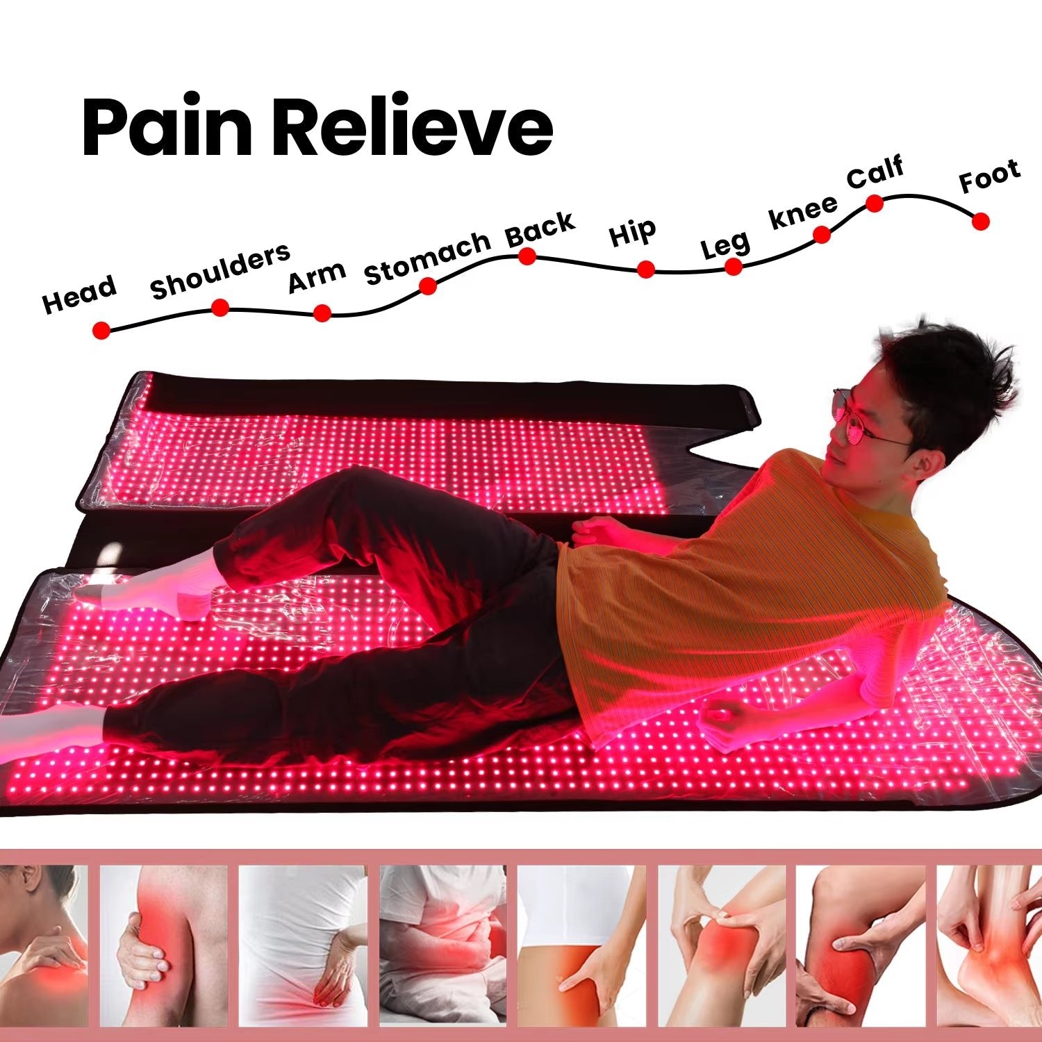 2025 NEW Arrival IDEATHERAPY Red Light Therapy Sleeping Bag Led Light Therapy Mat Full Body Infrared Red Light Therapy Blanket - Open Season Industries