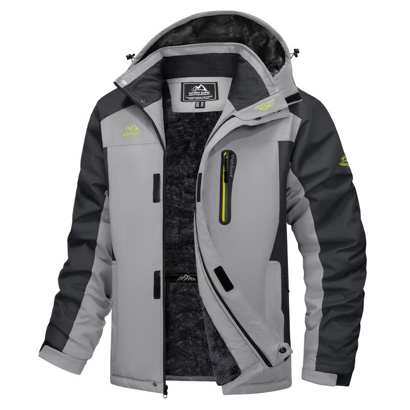 MAGCOMSEN Men'S Winter Coats Water Resistant Snow Ski Jacket Fleece Lined Parka 4 Pockets - Open Season Industries