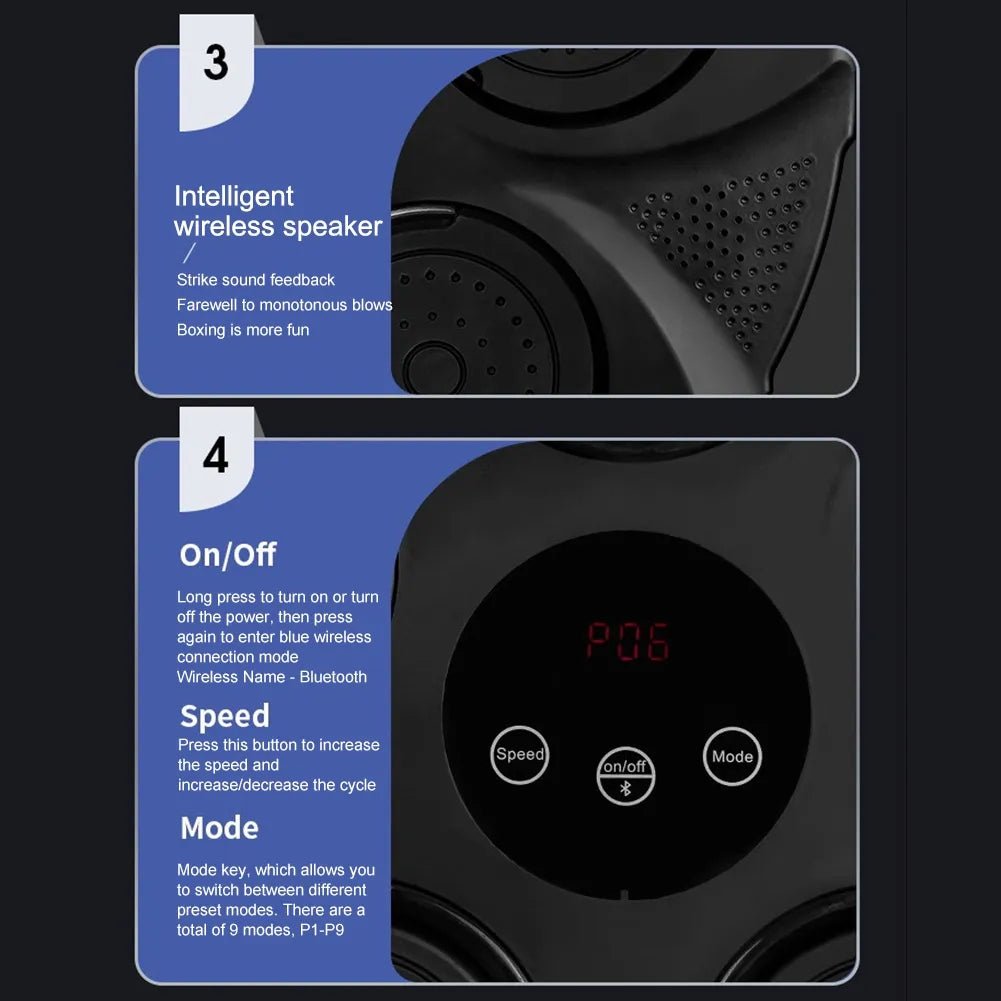 Home Children'S Smart Music Boxing Machine Sports Fitness Equipment - Open Season Industries