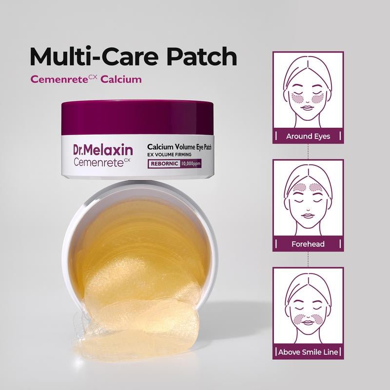 Dr.Melaxin Cemenrete Calcium Volume Eye Patch 60Ea - Anti - Aging, Drooping Eyelid, Puffiness | Korean Cosmetics, Firming & Moisture Mask - Open Season Industries