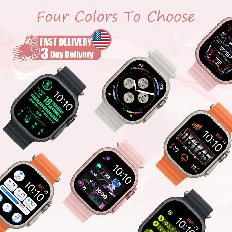 Lightweight 41Mm Smart Watch for Men and Women, 1.72 Inch Display, Bluetooth Calls, 120+ Sports Modes & Real - Time Health Monitoring, Live Special - Open Season Industries