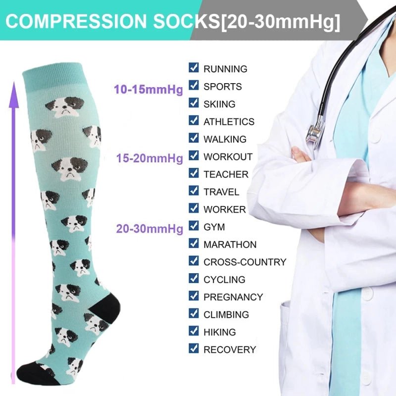 Vibrant Compression Socks - Comfort Meets Style! - Open Season Industries