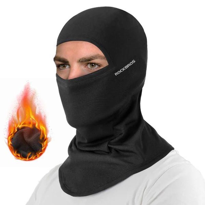 ROCKBROS Balaclava Ski Mask for Men Cold Weather Scarf Windproof Thermal Winter Neck Warmer Hood for Cycling Hiking - Open Season Industries