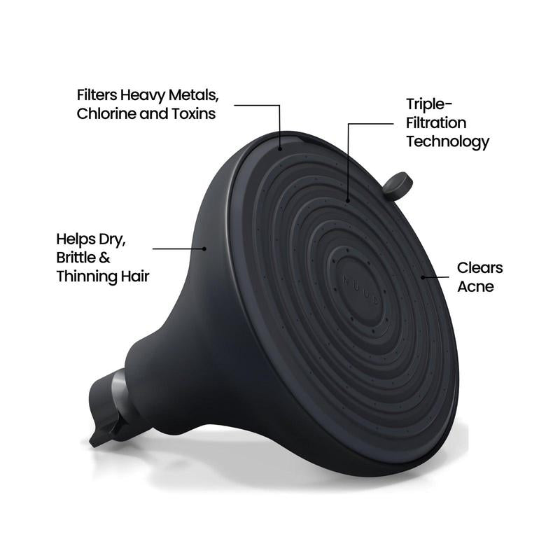 NUUD | NO1 Filtered Showerhead | Filters 99.9% of Heavy Metals & Chlorine - Open Season Industries