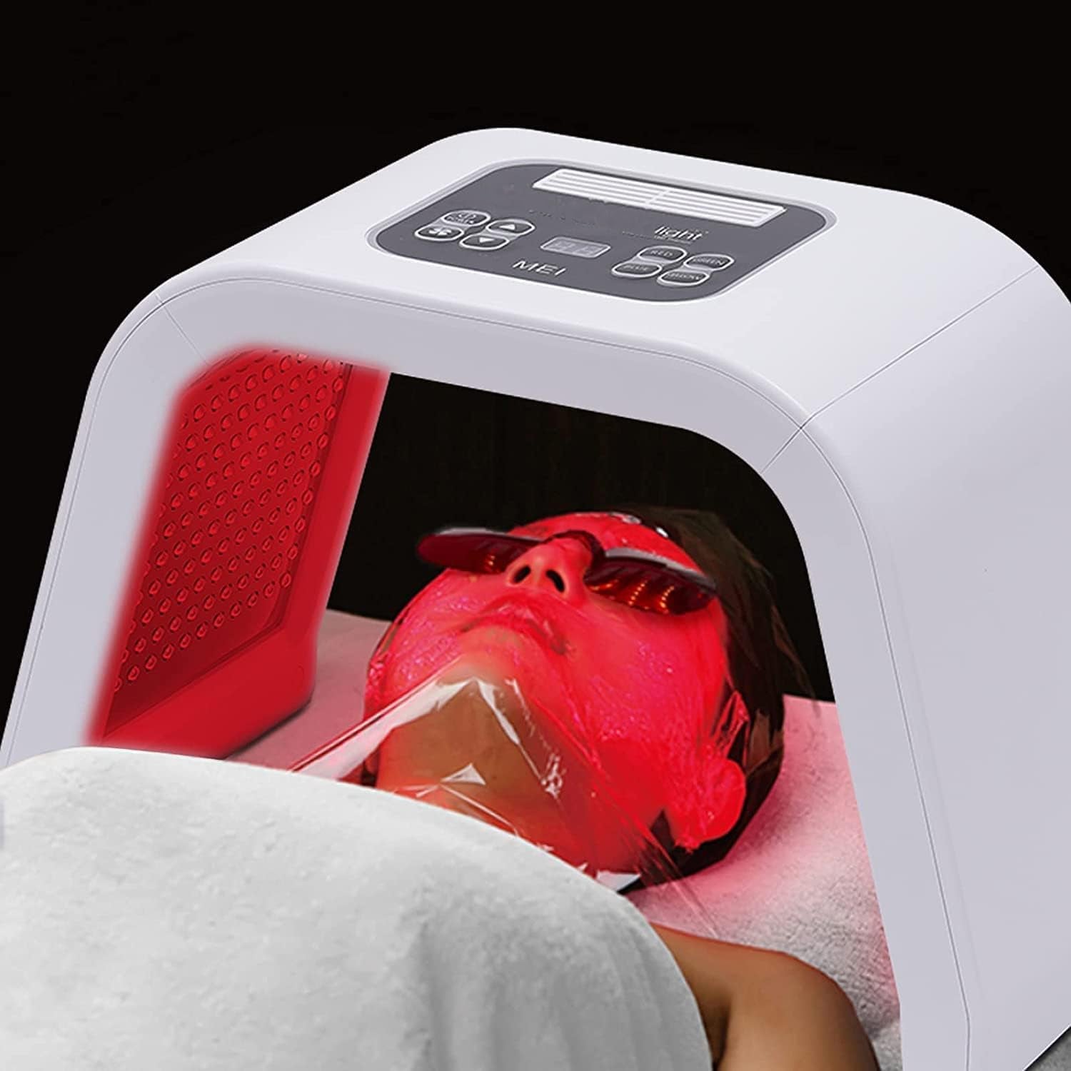 Infrared Light Therapy Led Facial Light Therapy Mask - Derma Plus, Photons Facial Skin Care Machine LED Beauty Mask Therapy Beauty Machine - Open Season Industries