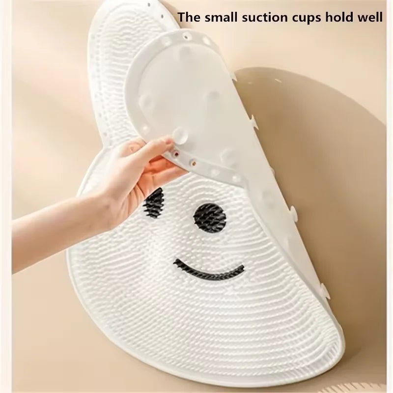 Bathing anti Slip Mat Exfoliating Shower Massage Scraper Bathroom Non - Slip Bath Mat Back Massage Brush Silicone Foot Wash Mat - Open Season Industries
