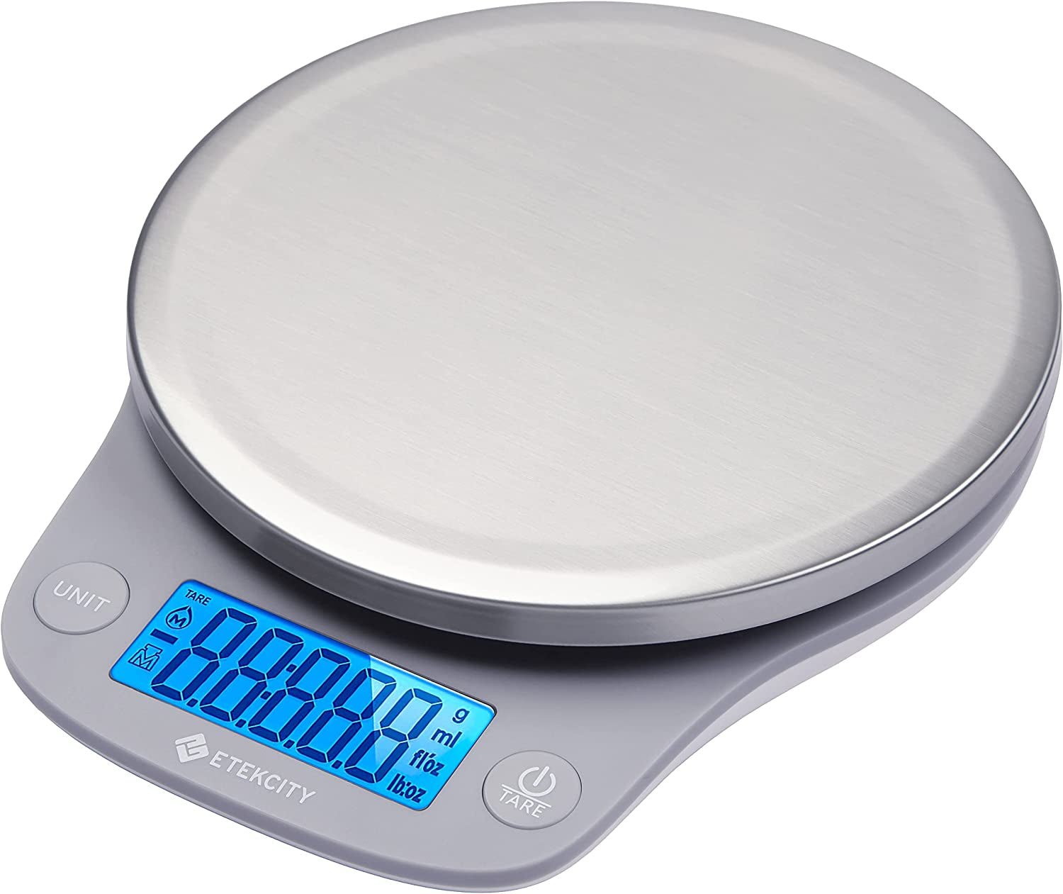 0.1G Food Kitchen Scale, Digital Ounces and Grams for Cooking, Baking, Meal Prep, Dieting, and Weight Loss 11Lb/5Kg 304 Stainless Steel - Open Season Industries