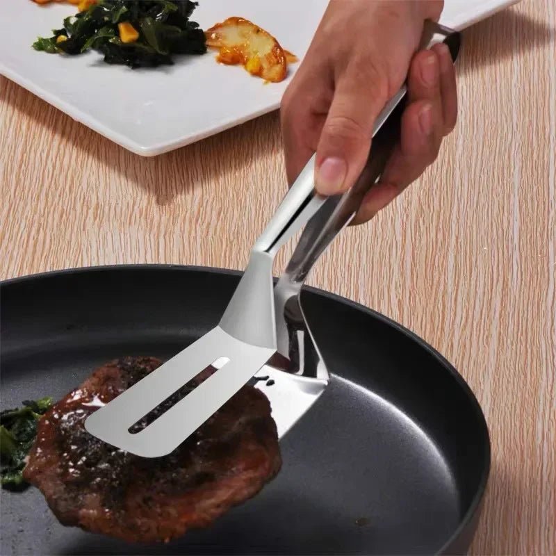 Kitchen Creative Multifunctional Household Clip Stainless Steel Steak Bread Pancake Barbecue Accessories Supplies Tools New - Open Season Industries
