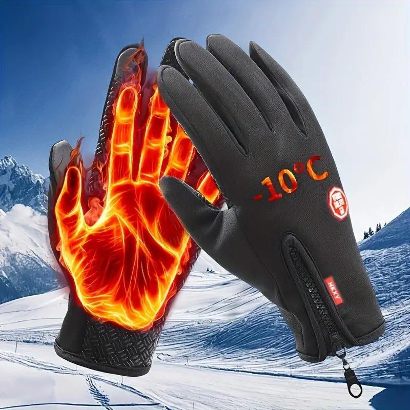 Warm Winter Gloves, Water - Resistant Touchscreen Thermal Gloves Windproof 1 Pair Men'S and Women'S Outdoor, Sports, Non - Slip Gloves Christmas - Open Season Industries