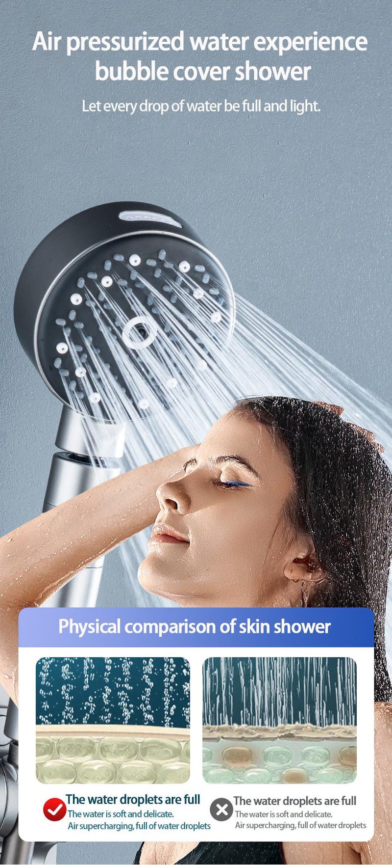 6 - Function High - Pressure Shower Head - Open Season Industries