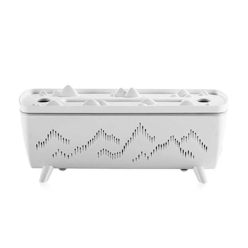 Flame Aromatherapy Machine Desktop Ultrasonic Double Spray Humidifier Aromatherapy Sprayer Silent Aroma Humidifier Portable Humidification - Open Season Industries