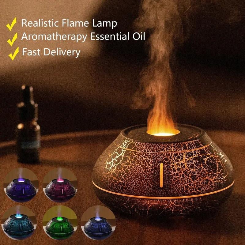 Lava Flame Ultrasonic Humidifier and Aroma Diffuser - Open Season Industries