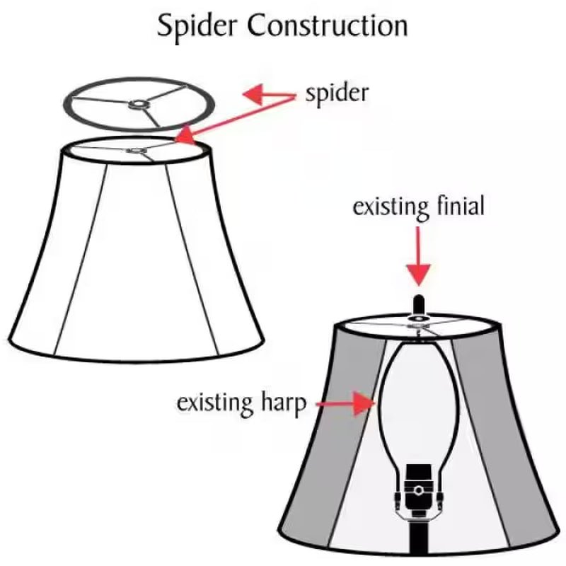 16 In. X 12 In. Khaki Hardback Empire Lamp Shade - Open Season Industries