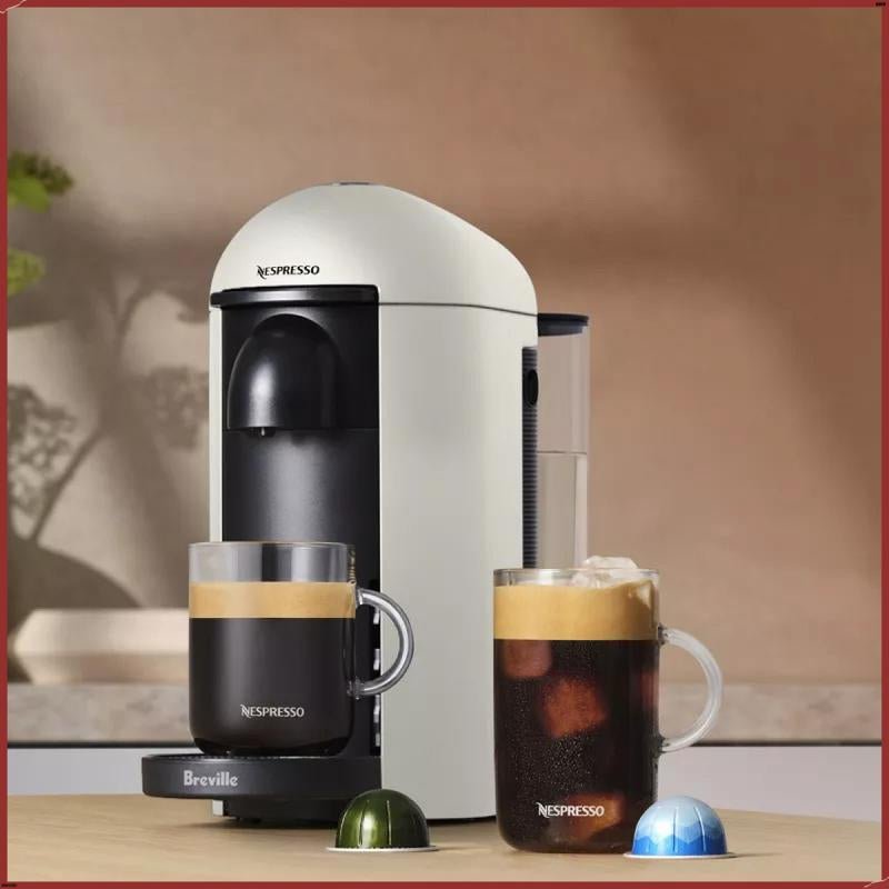 Nespresso Vertuoplus Single - Serve Coffee Maker and Espresso Machine by Breville, White - Hearth & Hand ™ with Magnolia - Open Season Industries