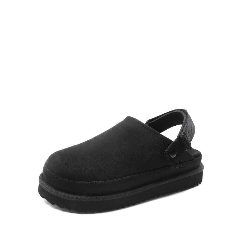 DREAM PAIRS Women'S Fashion Casual round Toe Platform Mules Clogs Comfortable Indoor Outdoor Girl Walking Shoes Fall Autumn Winter - Open Season Industries
