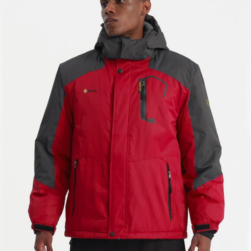 GEMYSE Men'S Mountain Waterproof Ski Snow Jacket Winter Windproof Rain Polo Pufferjacket Men'S Waterproof Winter Coat - Open Season Industries