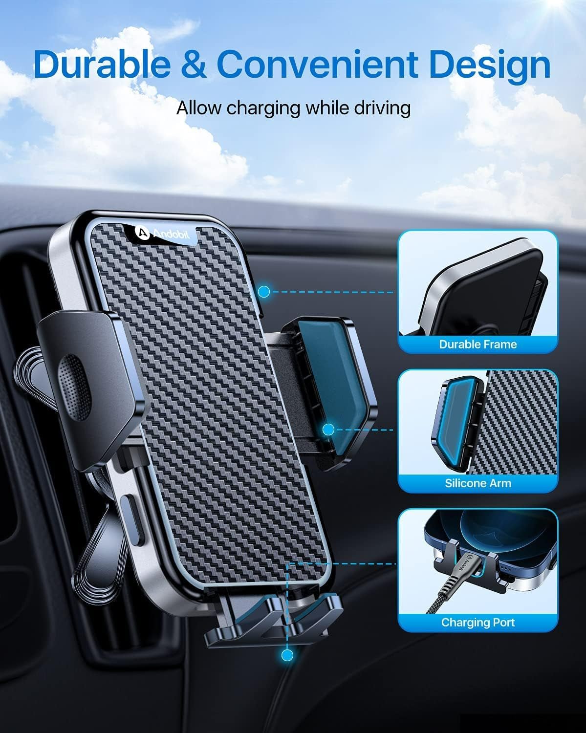 Phone Holder for Car - Open Season Industries