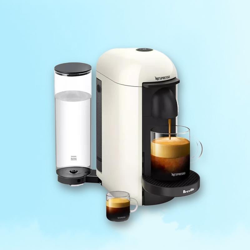 Nespresso Vertuoplus Single - Serve Coffee Maker and Espresso Machine by Breville, White - Hearth & Hand ™ with Magnolia - Open Season Industries