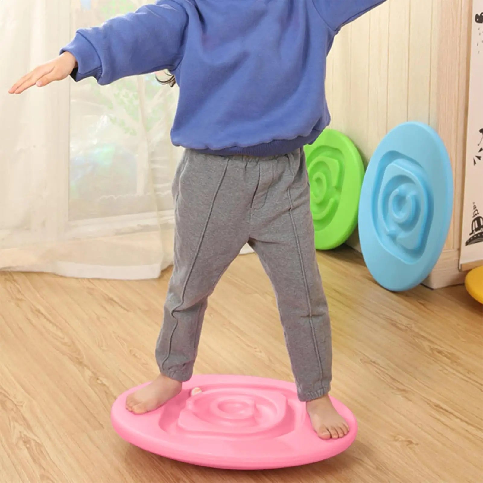 Balancing Board Educational Balance Board Interactive Exercising and Training Coordination Skills Equipment Physical Exercise - Open Season Industries