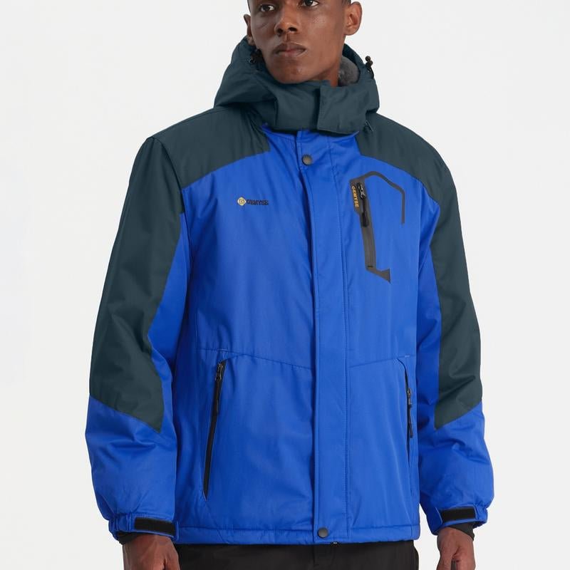 GEMYSE Men'S Mountain Waterproof Ski Snow Jacket Winter Windproof Rain Polo Pufferjacket Men'S Waterproof Winter Coat - Open Season Industries