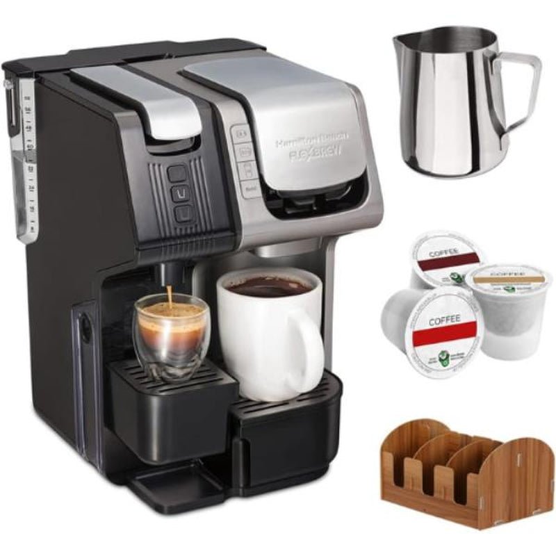 Hamilton Beach Flexbrew 3 - In - 1 Coffee/Espresso Maker with 19 - Bar Pump Bundle - Open Season Industries